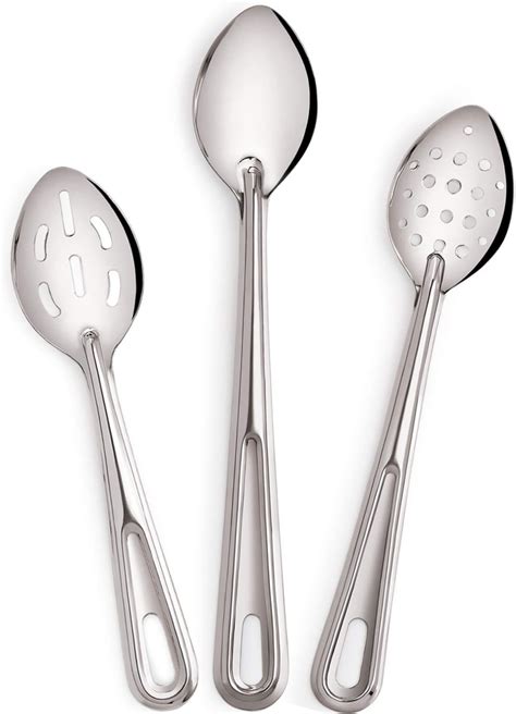spoons solid slotted and perforated
